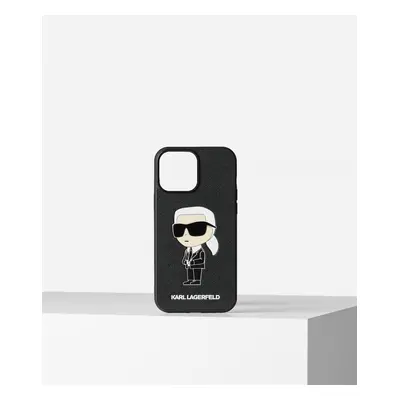 Obal na telefón karl lagerfeld k/ikonik 2.0 karl case 14pro black