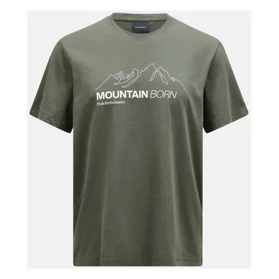 Tričko peak performance explore graphic tee pine needle