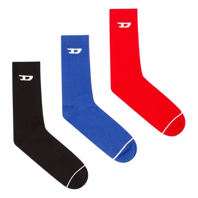 Ponožky diesel skm-d-crew-light-socks socks multicolor