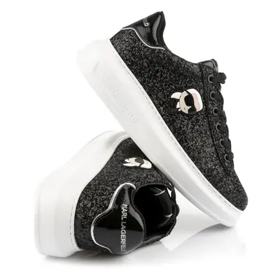 Tenisky karl lagerfeld kapri karl nft lo lace heavy glitter black