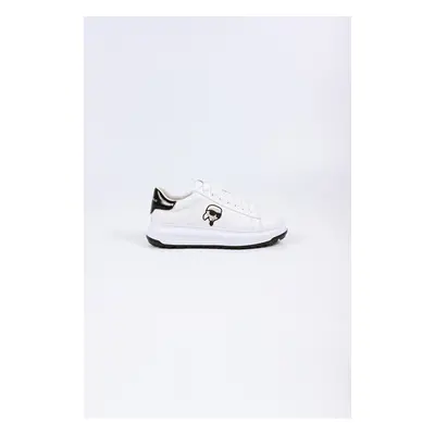 Tenisky karl lagerfeld kapri lug karl nft lo lace white lthr