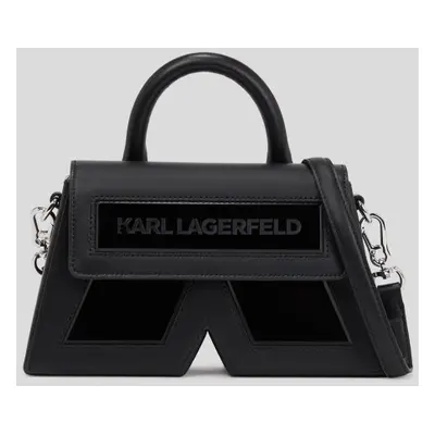 Crossbody karl lagerfeld ikon/k cb leather black