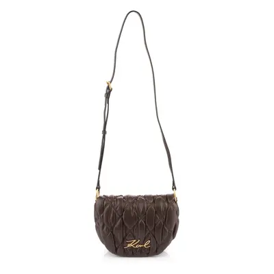 Crossbody karl lagerfeld k/signature kuilt cb dark chocolate