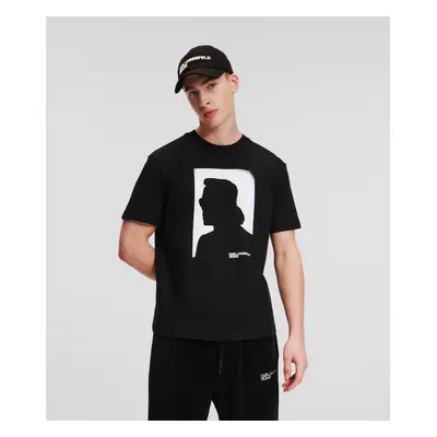 Tričko karl lagerfeld jeans klj regular karl sslv tee black