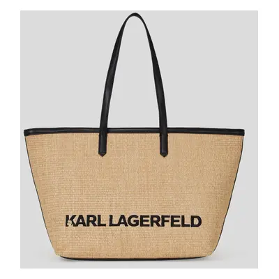 Kabelka karl lagerfeld k/essential raffia tote natural