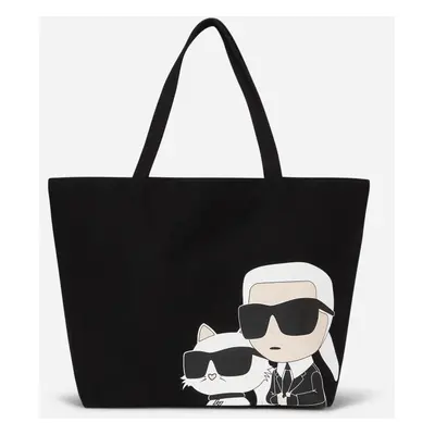 Taška karl lagerfeld k/ikonik 2.0 shopper xl kc black