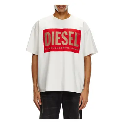 Tričko diesel t-boxt-s4 t-shirt bright white