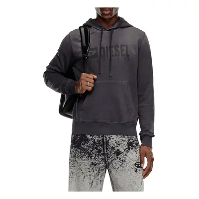 Mikina diesel s-ginn-hood-k44 sweat-shirt black