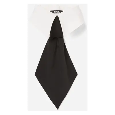 Kravata karl lagerfeld collar and tie white/black