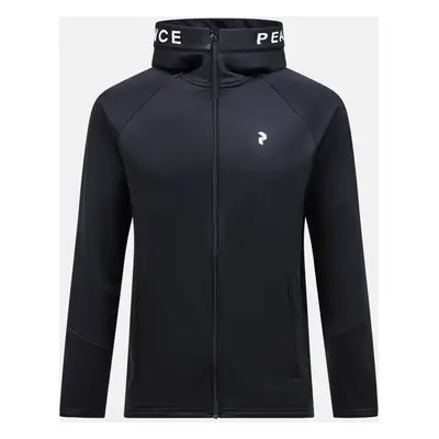 Mikina peak performance m rider zip hood black