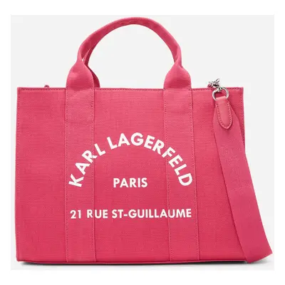 Kabelka karl lagerfeld rsg square medium tote persian red