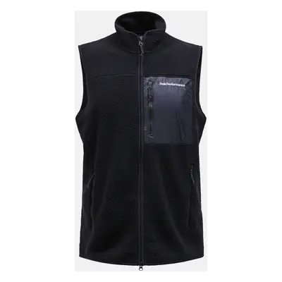 Vesta peak performance m pile vest black