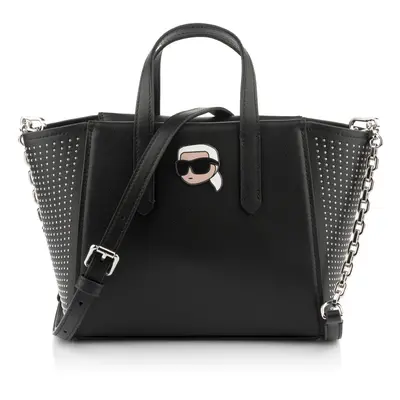 Kabelka karl lagerfeld k/ikonik 2.0 leather s tote st black