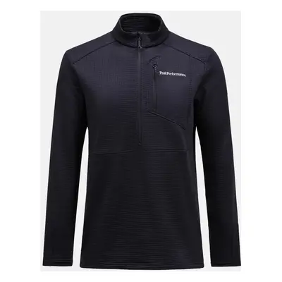 Mikina peak performance trail polartec half zip black