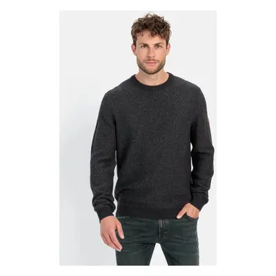 Svetr camel active pullover crewneck graphite gray