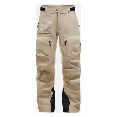 Kalhoty peak performance m vislight gore-tex c-knit pants avid beige