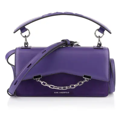 Crossbody karl lagerfeld k/seven grainy sp cb suede deep purple