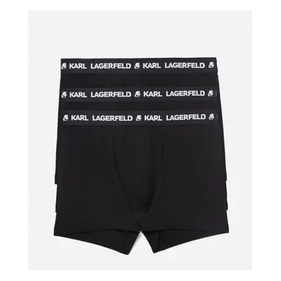 Spodní prádlo karl lagerfeld logo trunk set 3-pack black