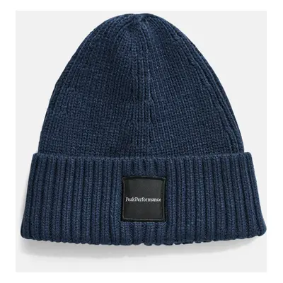 Čepice peak performance cornice hat blue shadow