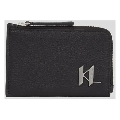 Pouzdro na platební karty karl lagerfeld k/plak zip card holder black