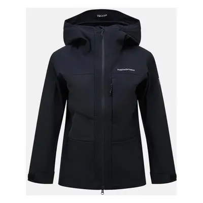 Bunda peak performance w ascent softshell jacket black