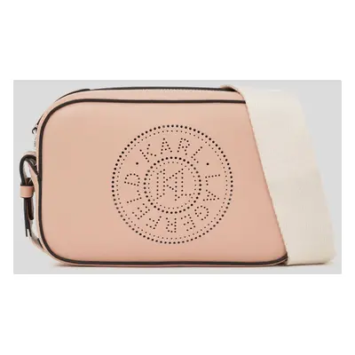 Crossbody karl lagerfeld k/circle camerabag perforated antique rose