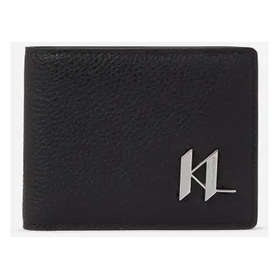 Peněženka karl lagerfeld k/plak leather bf wallet black