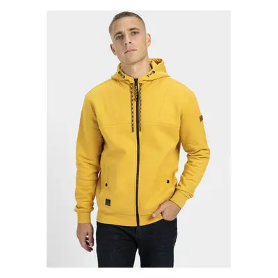 Mikina camel active sweatjacket hood cumin yellow