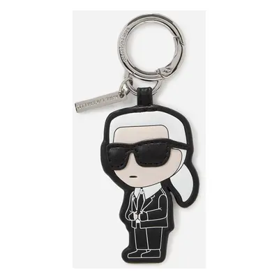 Klíčenka karl lagerfeld k/ikonik 2.0 karl keychain black