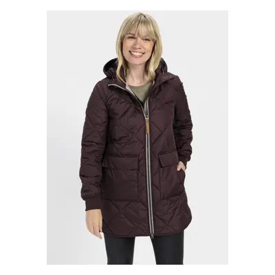 Kabát camel active coat plum