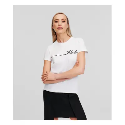 Tričko karl lagerfeld essential t-shirt white