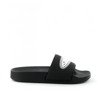 Pantofle dsquared logo patch pvc pool slides black