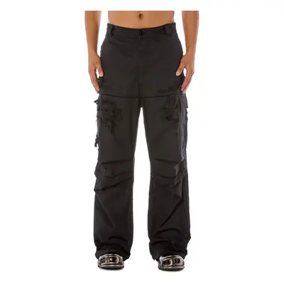 Kalhoty diesel p-oise trousers black