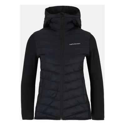 Bunda peak performance w frost down hybrid hood black