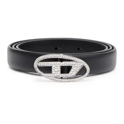 Opasek diesel oval d logo b-1dr strass be black