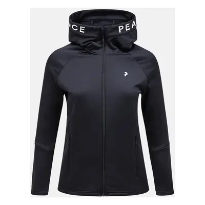 Mikina peak performance w rider zip hood black