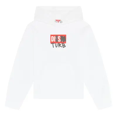 Mikina diesel sgirkhoodb8 over sweat-shirt white3