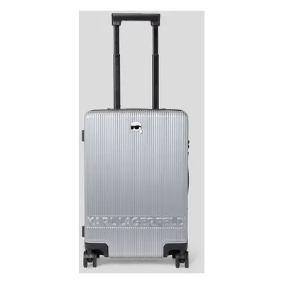 Kufr karl lagerfeld k/ikonik 2.0 karl hard trolley silver