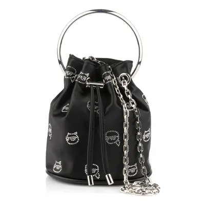 Kabelka karl lagerfeld k/ikonik 2.0 rhinestone bucket black