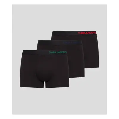 Spodní prádlo karl lagerfeld hip logo trunk 3-pack black