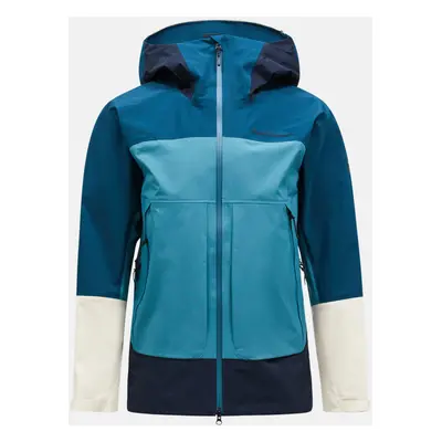 Bunda peak performance m vislight gore-tex c-knit jacket infinity teel