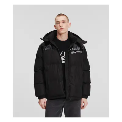 Bunda karl lagerfeld jeans klj puffer jacket black/shiny black