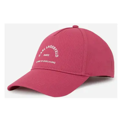 Kšiltovka karl lagerfeld rsg cap persian red