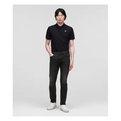 Džíny karl lagerfeld ikonik slim fit denim washed dark