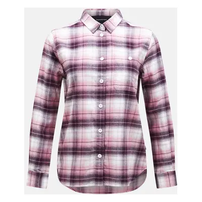 Košile peak performance w cotton flannel shirt check