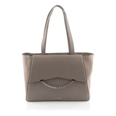 Kabelka karl lagerfeld k/seven grainy sp tote suede ash grey