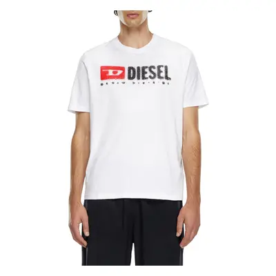 Tričko diesel t-adjust-k14 t-shirt bright white