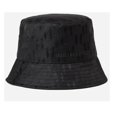 Klobouk karl lagerfeld k/etch bucket hat black