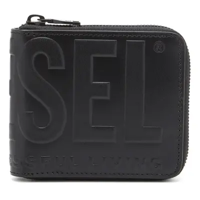 Peněženka diesel dsl 3d dsl 3d bi-fold coin zip black3