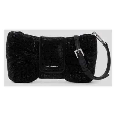 Crossbody karl lagerfeld k/s sm bow cb rhinestones black